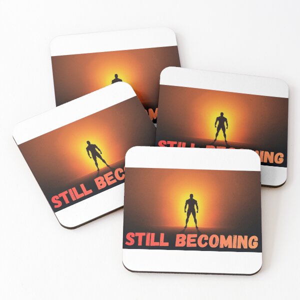 Item preview, Still Becoming – Gym Motivation Poster designed and sold by NIVEX.