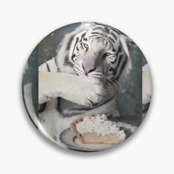Item preview, Whimsical White Tiger – Artistic Illustration designed and sold by TreatLLC.