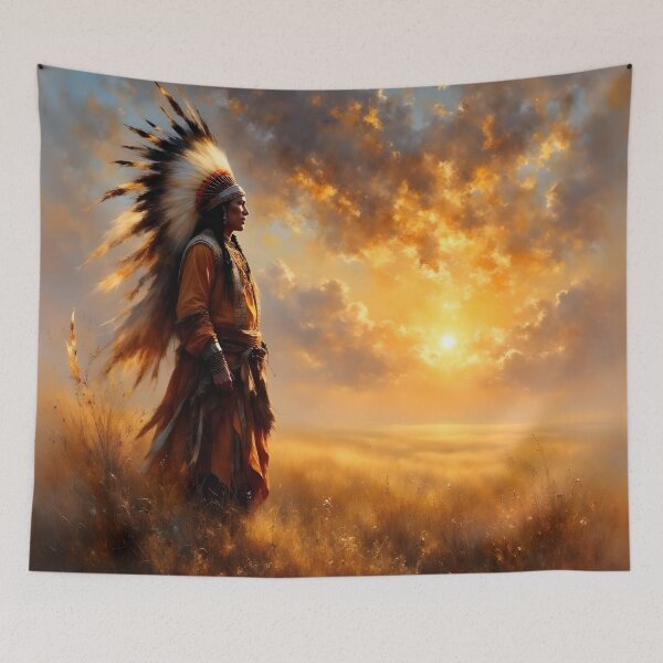 Item preview, Warrior of the Rising Plains designed and sold by PawPrintedArt.