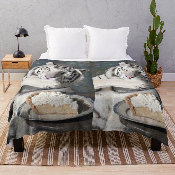 Item preview, Whimsical White Tiger – Artistic Illustration designed and sold by TreatLLC.