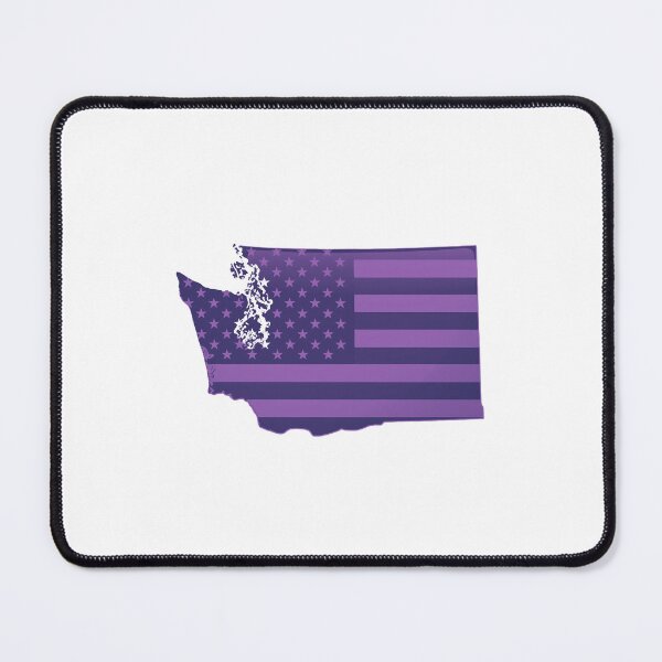 Item preview, Washington USA Flag Silhouette – Stars and Stripes State Outline designed and sold by Paper Drip.