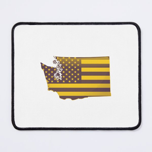 Item preview, Washington USA Flag Silhouette – Stars and Stripes State Outline designed and sold by Paper Drip.