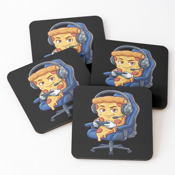 Item preview, Funny Gamer Pizza Slice Kids Gaming Design designed and sold by FreshVibe Prints.