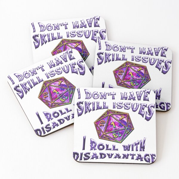 Item preview, I Roll With Disadvantage - D&D humor Design designed and sold by ArtisticLynnsanity.
