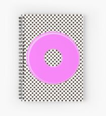 Pink bubble gum blot. Spiral Notebook