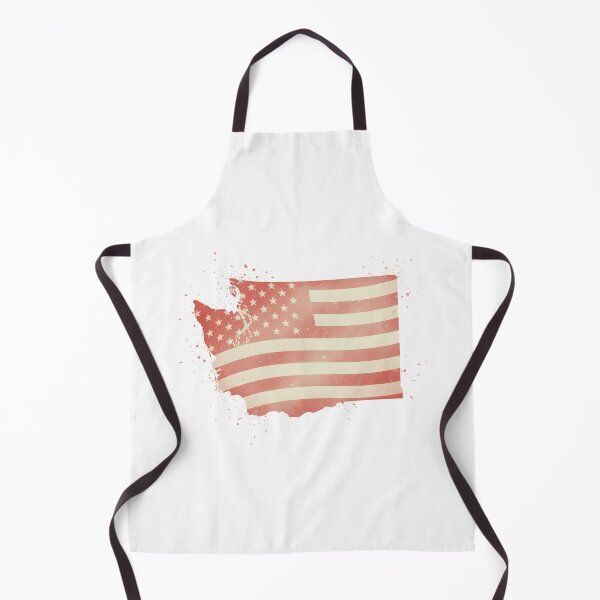 Item preview, Washington USA Flag Silhouette – Stars and Stripes State Outline designed and sold by Paper Drip.