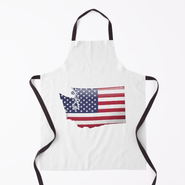 Item preview, Washington Stars & Stripes State Silhouette – Distressed Americana designed and sold by Paper Drip.
