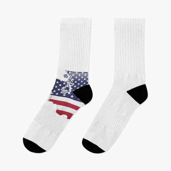 Item preview, Washington Stars & Stripes State Silhouette – Distressed Americana designed and sold by Paper Drip.