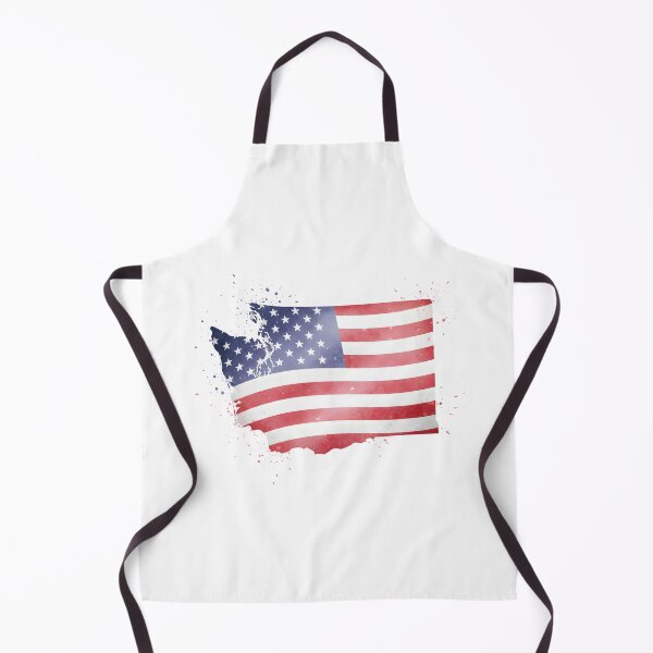 Item preview, Washington Stars & Stripes State Silhouette – Distressed Americana designed and sold by Paper Drip.