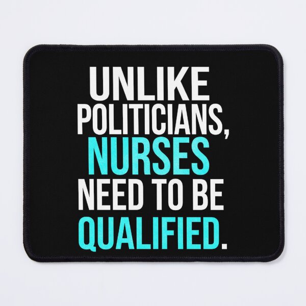 Item preview, Funny Nurse Qualified Quote Sarcasm Saying designed and sold by FreshVibe Prints.