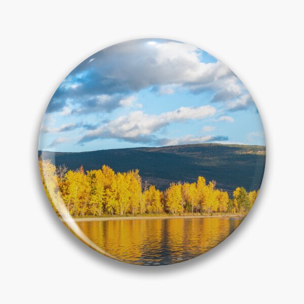 Item preview, Autumn Trees Reflection in Okanagan Lake at Sun Oka Provincial Park designed and sold by Amy Mitchell.