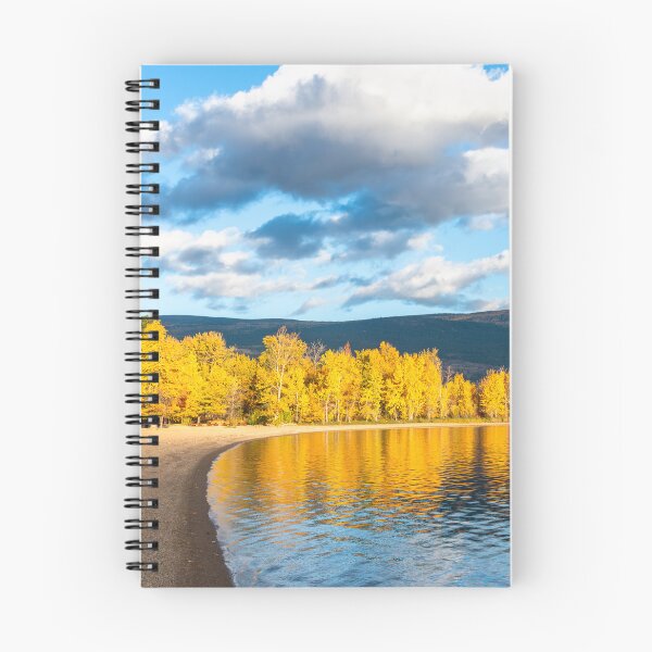 Item preview, Autumn Trees Reflection in Okanagan Lake at Sun Oka Provincial Park designed and sold by Amy Mitchell.