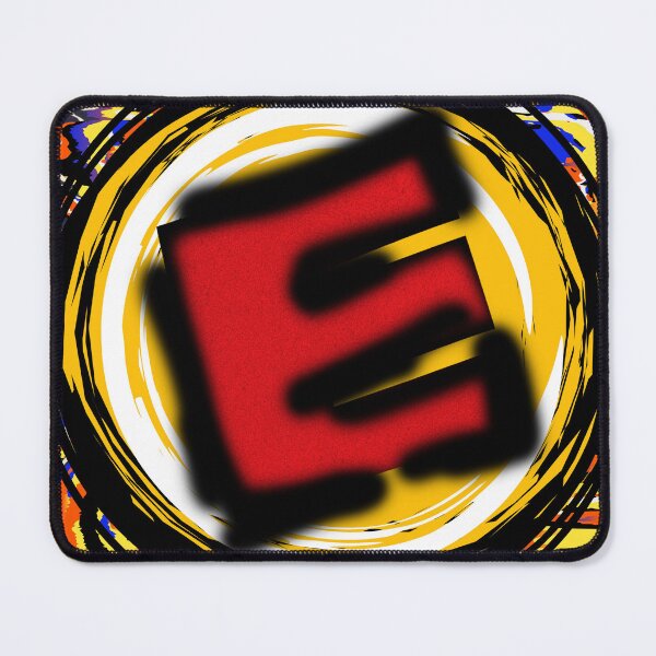 Item preview, E in technicolor designed and sold by BlueBerry45.