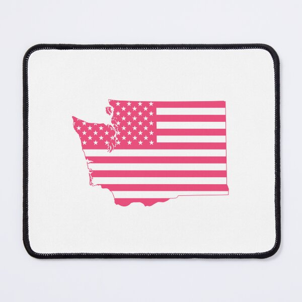 Item preview, Washington USA Flag Silhouette – Stars and Stripes State Outline designed and sold by Paper Drip.