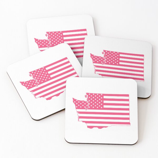 Item preview, Washington USA Flag Silhouette – Stars and Stripes State Outline designed and sold by Paper Drip.