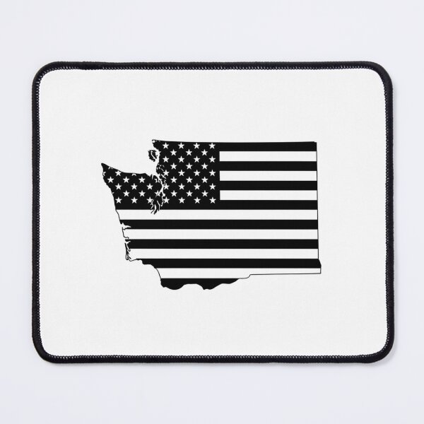 Item preview, Washington USA Flag Silhouette – Stars and Stripes State Outline designed and sold by Paper Drip.