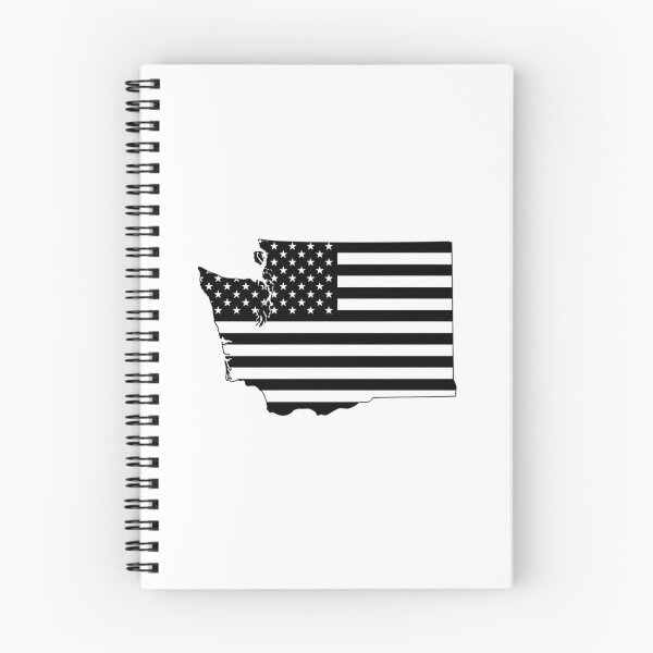 Item preview, Washington USA Flag Silhouette – Stars and Stripes State Outline designed and sold by Paper Drip.