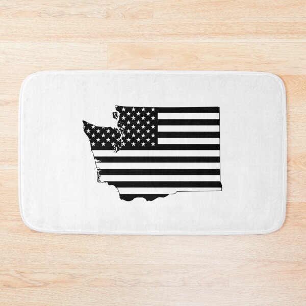 Item preview, Washington USA Flag Silhouette – Stars and Stripes State Outline designed and sold by Paper Drip.