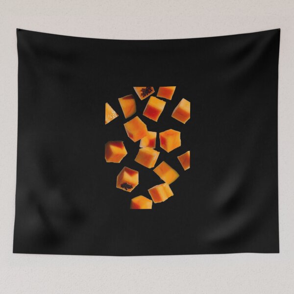 Item preview, Mango Papaya cubes pattern designed and sold by SassyArtistry.