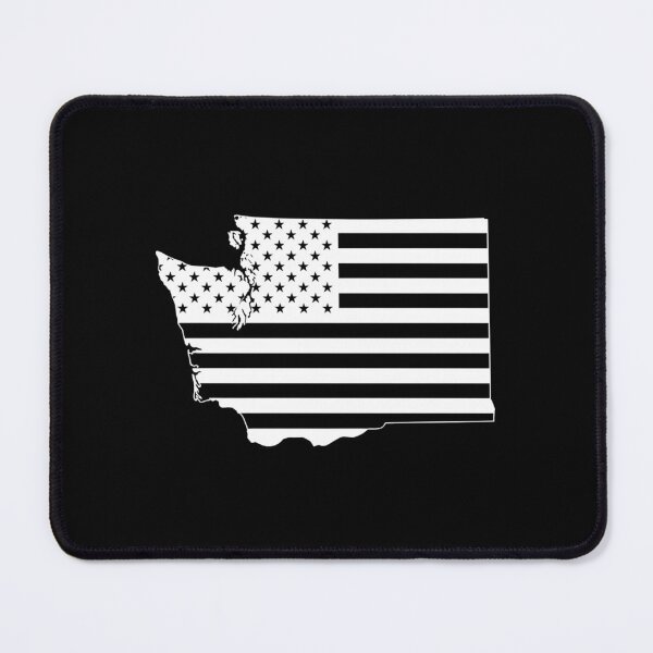 Item preview, Washington USA Flag Silhouette – Stars and Stripes State Outline designed and sold by Paper Drip.