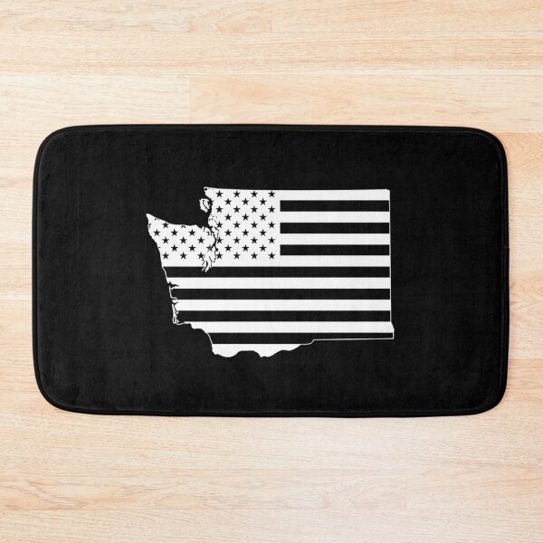 Item preview, Washington USA Flag Silhouette – Stars and Stripes State Outline designed and sold by Paper Drip.