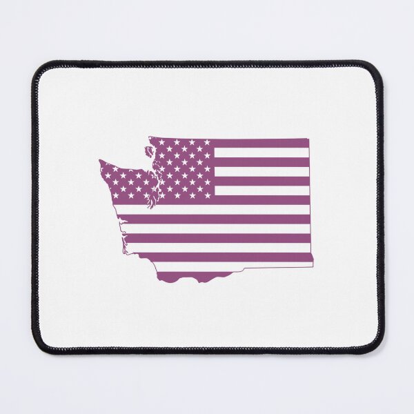 Item preview, Washington USA Flag Silhouette – Stars and Stripes State Outline designed and sold by Paper Drip.