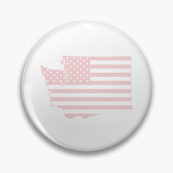 Item preview, Washington USA Flag Silhouette – Stars and Stripes State Outline designed and sold by Paper Drip.
