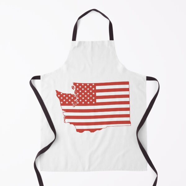 Item preview, Washington USA Flag Silhouette – Stars and Stripes State Outline designed and sold by Paper Drip.