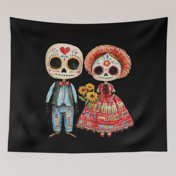 Item preview, Day of the Dead Couple designed and sold by Liededrom..
