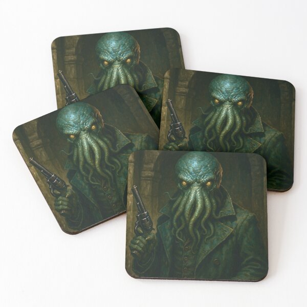 Item preview, Gunslinger Cthulhu Eldritch Noir |Cosmic Horror | Dark Lovecraftian Fantasy designed and sold by TheOuroborean.