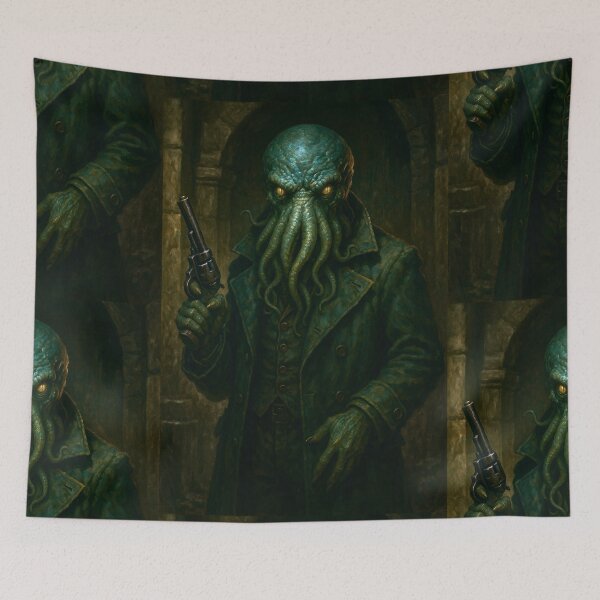 Item preview, Gunslinger Cthulhu Eldritch Noir |Cosmic Horror | Dark Lovecraftian Fantasy designed and sold by TheOuroborean.