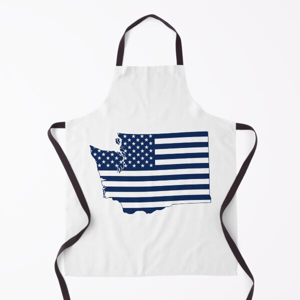 Item preview, Washington USA Flag Silhouette – Stars and Stripes State Outline designed and sold by Paper Drip.