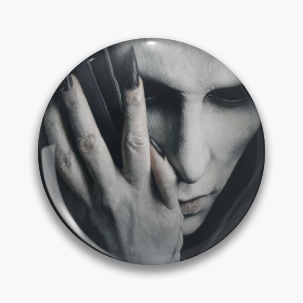 Item preview, Pale Gothic Figure with Black Talons and Shadowed Eyes designed and sold by Shannon Hilson.