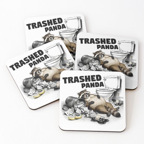Item preview, Funny Trashed Panda Drunk Ashland Viral Raccoon Meme designed and sold by NuralsArt.