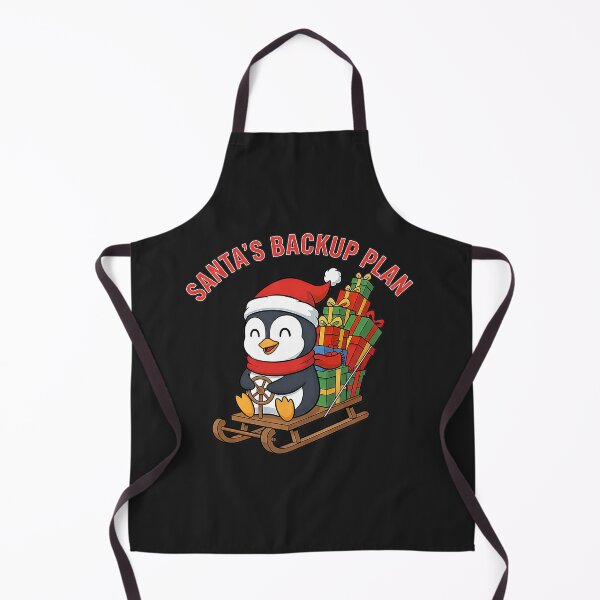 Item preview, Santa’s Backup Plan Cute Penguin Christmas designed and sold by GreggRoss.