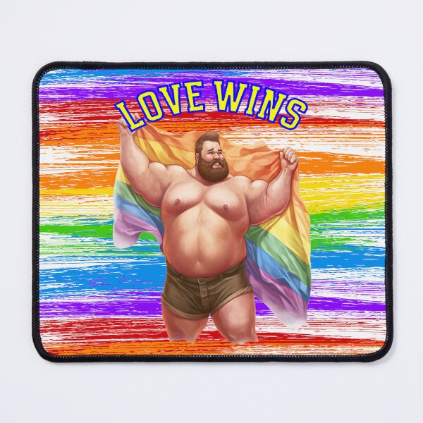 Item preview, “Pride Parade Bear – Love Wins!” designed and sold by MysticOzzy.