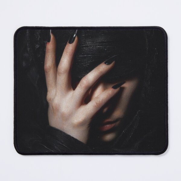 Item preview, Shadowed Figure with Black Veil and Obsidian Nails designed and sold by Shannon Hilson.