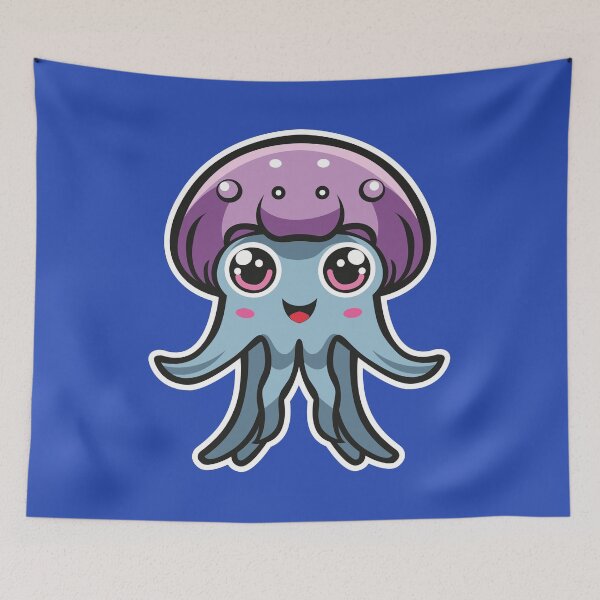 Item preview, Kawaii Squid – Cute Ocean Creature Cartoon designed and sold by MerlinWear.