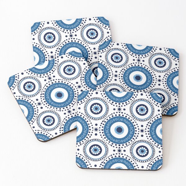 Item preview, Abstract Greek Eye Pattern Minimal Protective Design designed and sold by daila70.