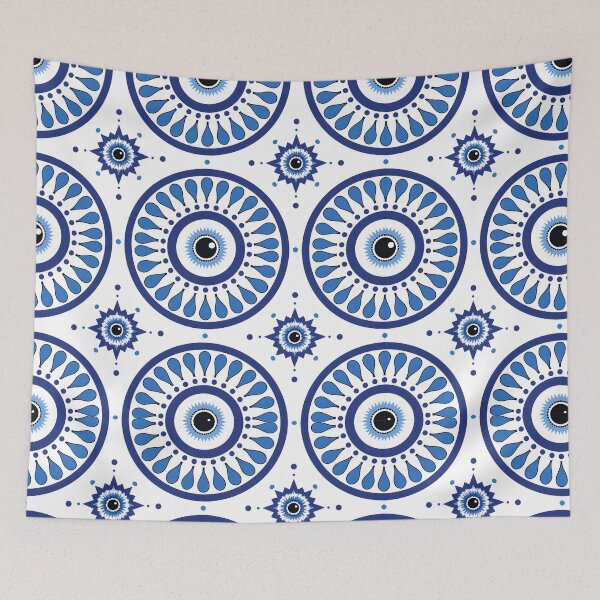 Item preview, Contemporary Nazar Motif Stylized Greek Eye Design designed and sold by daila70.