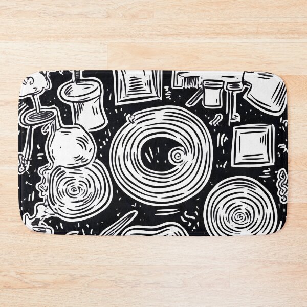 Item preview, Abstract Black & White Pattern designed and sold by Modern Mood Prints.