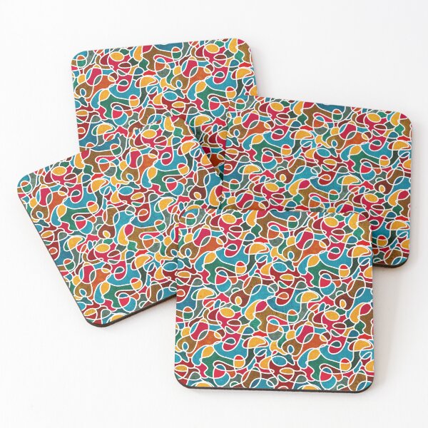 Item preview, Colorful Squiggles designed and sold by CurioEphemeres.