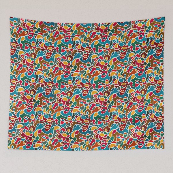Item preview, Colorful Squiggles designed and sold by CurioEphemeres.