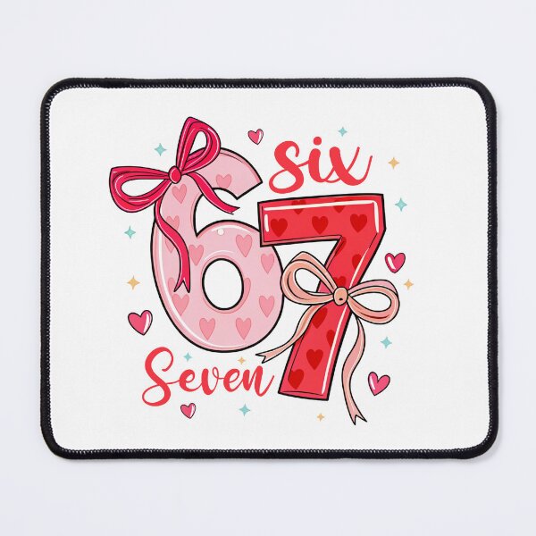 Item preview, Cute 67 Six Seven Valentine's Day gift for girlfriend designed and sold by New Art.