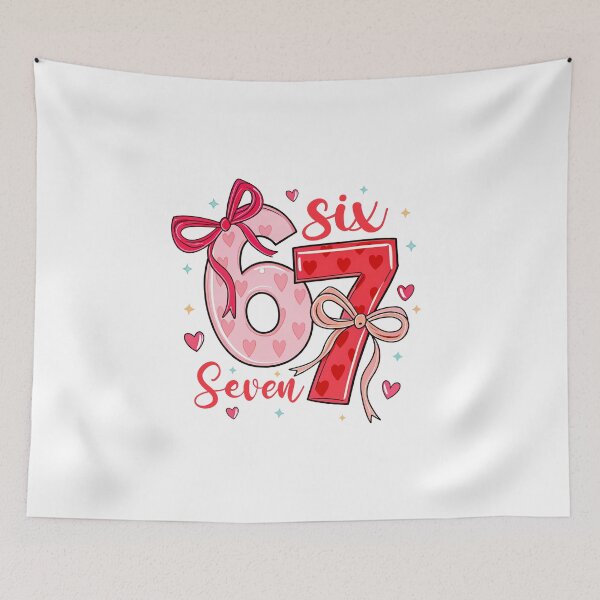 Item preview, Cute 67 Six Seven Valentine's Day gift for girlfriend  designed and sold by New Art.