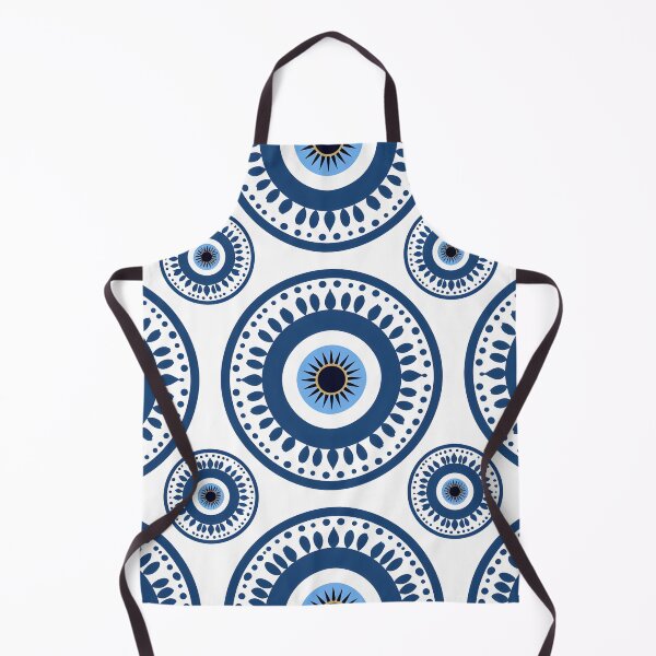 Item preview, Modern Greek Eye Pattern Abstract Protective Motif designed and sold by daila70.