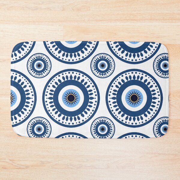 Item preview, Modern Greek Eye Pattern Abstract Protective Motif designed and sold by daila70.