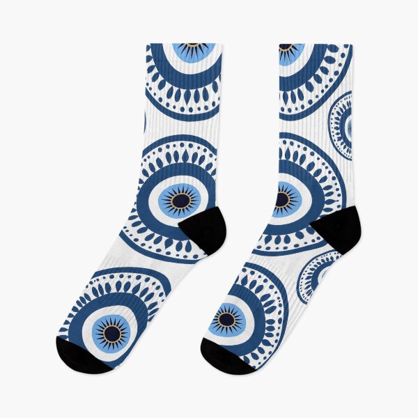 Item preview, Modern Greek Eye Pattern Abstract Protective Motif designed and sold by daila70.