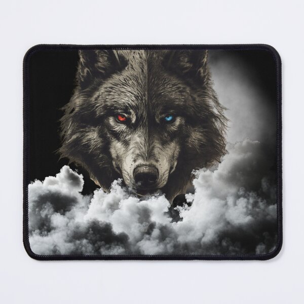 Item preview, A large wolf in the fog- gift for hunters designed and sold by Lovelalaland.