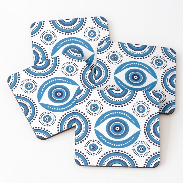 Item preview, Stylized Nazar Pattern Modern Greek Decorative Motif designed and sold by daila70.